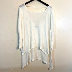 We the Free pacific white waffle top sz XS